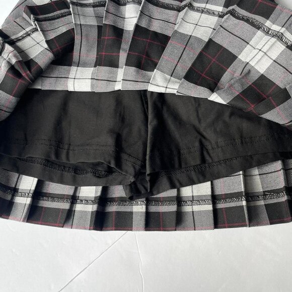 Y2k pleated plaid mini skirt - Picture 4 of 4